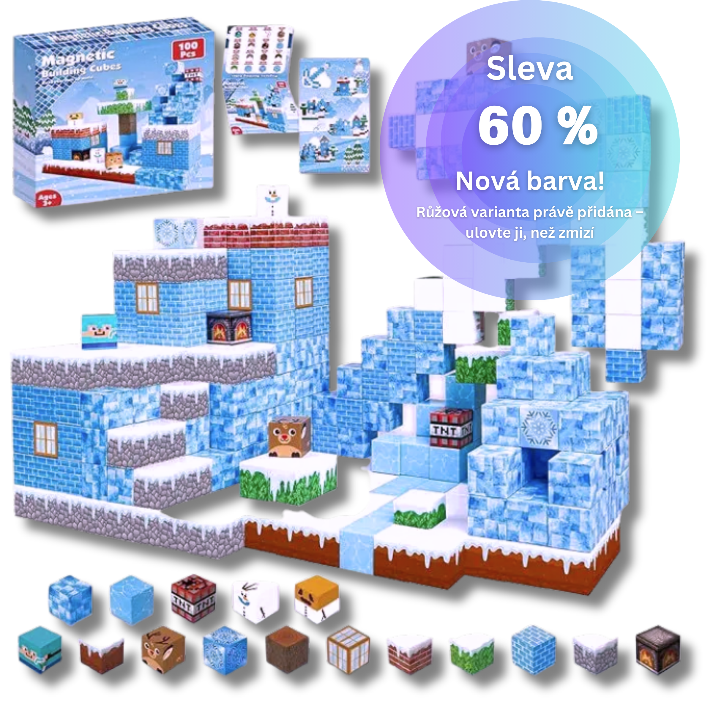 BUILDIGO™ - Magnetické stavební kostky